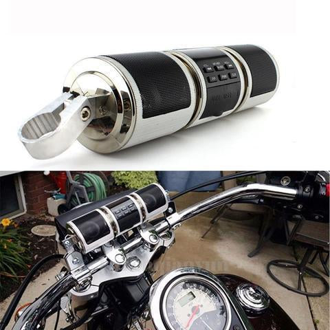 Motorcycle clearance handlebar radio