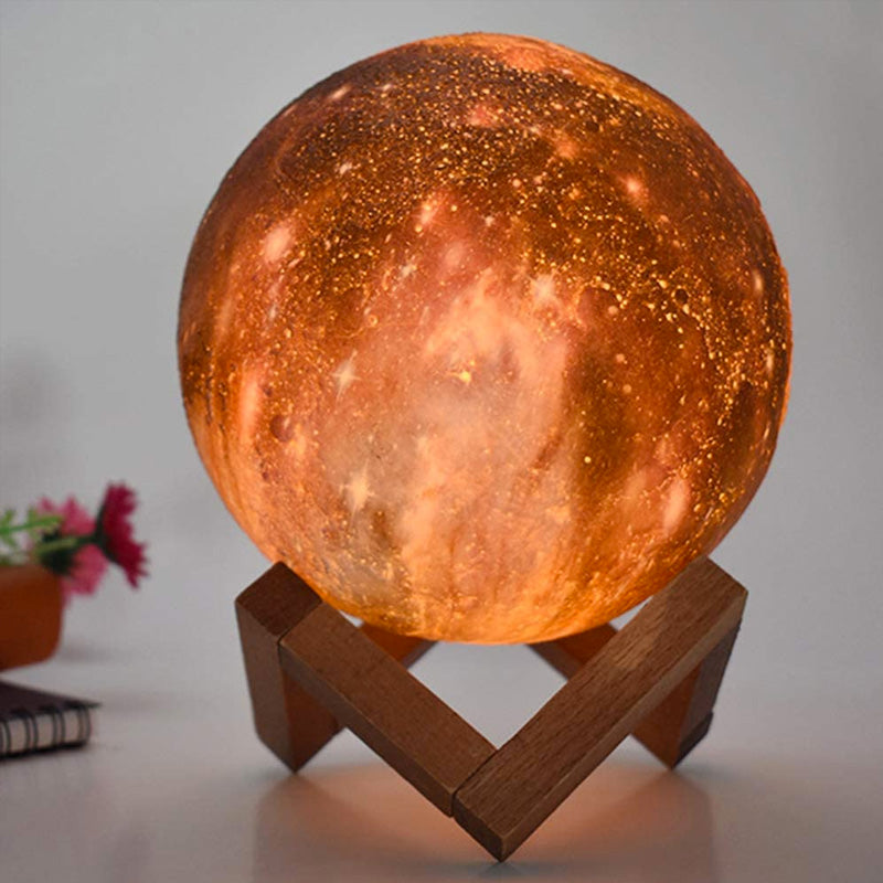 Moon and Galaxy Lamp - 16 Colors LED Night Light - Pinkyshop