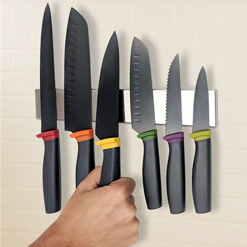Professional Stainless Steel Magnetic Knife Holder - Pinkyshop