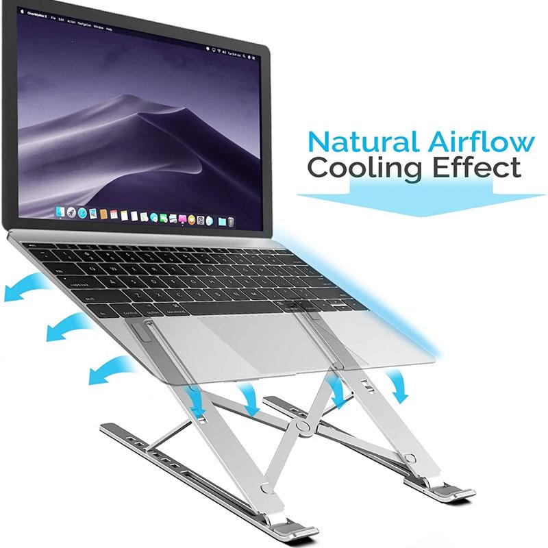 X Style Adjustable Foldable Laptop Stand - Pinkyshop