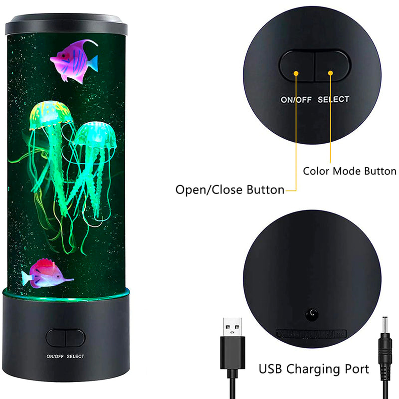 Large Jellyfish Tank Colour Changing LED Mood Light - Pinkyshop