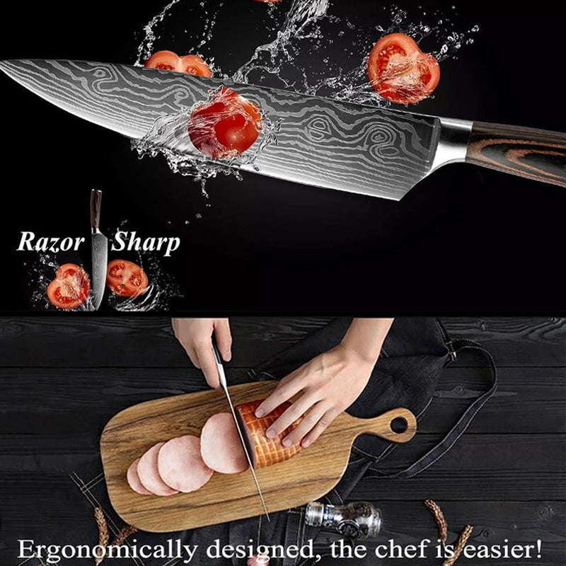 Professional Japanese Stainless Steel Kitchen knives - Pinkyshop