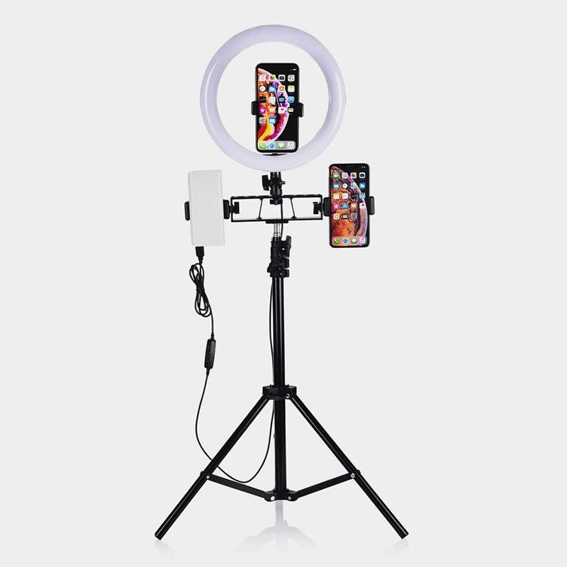 Selfie Ring Light with Tripod Stand & Cell Phone Holder - Pinkyshop