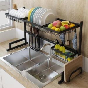 Stainless steel paint kitchen rack - Pinkyshop