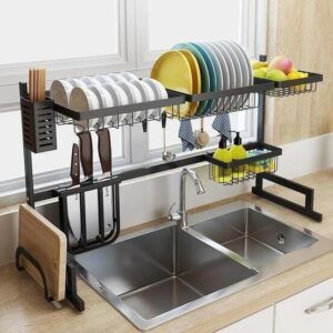 Stainless steel paint kitchen rack - Pinkyshop