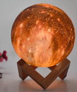 Moon and Galaxy Lamp - 16 Colors LED Night Light - Pinkyshop