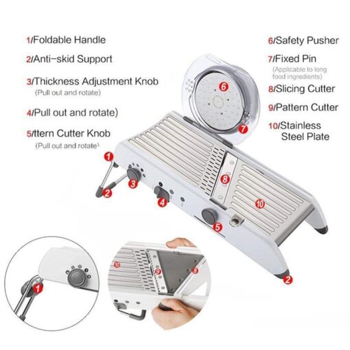 Adjustable Mandoline Slicer Professional Grater - Pinkyshop