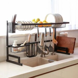 Stainless steel paint kitchen rack - Pinkyshop