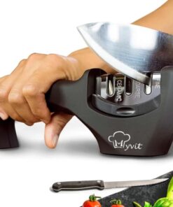 Pro Knife Sharpener 3 Stage Tungsten Diamond & Ceramic - Pinkyshop