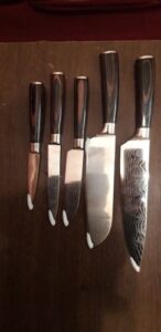 Professional Japanese Stainless Steel Kitchen knives photo review