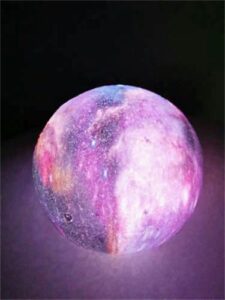 Moon and Galaxy Lamp - 16 Colors LED Night Light photo review