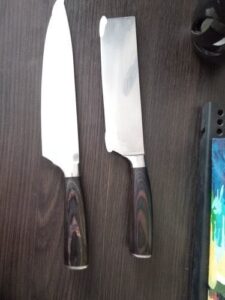 Professional Japanese Stainless Steel Kitchen knives photo review