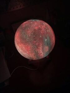 Moon and Galaxy Lamp - 16 Colors LED Night Light photo review