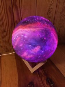 Moon and Galaxy Lamp - 16 Colors LED Night Light photo review